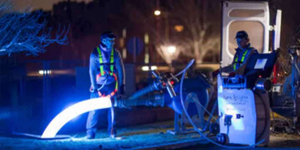 UV lining highway maintenance